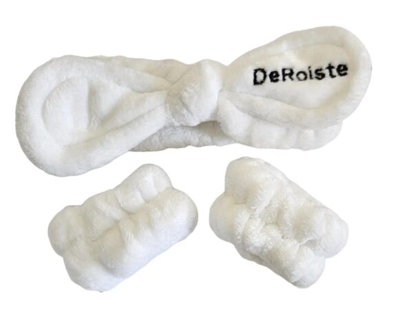Deroiste Skincare Head Band & Wrist Band Set